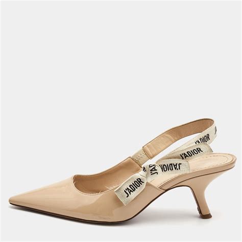 dior beige slingback|Dior slingback dupes.